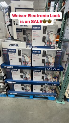 Weiser Electronic Lock is on SALE🤩🤩Easily lock and unlock using your smartphone! Has 250 custom user codes for friends, family, and guests. Also comes with two keys and works with Alexa & Google These locks are so convenient! #Costco #CostcoFindsCa #costcocanada #canada #CostcoBuys#costcodeals#costcowholesale#costcofindscanada for #weiser #wifilock #padlock #electroniclock | costcofindsca