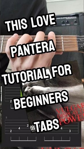 This Love Pantera Tutorial for Beginners Tabs #pantera #tutorial #tabs