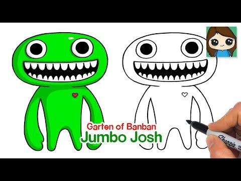 How to Draw Jumbo Josh Easy | Garten Of Banban