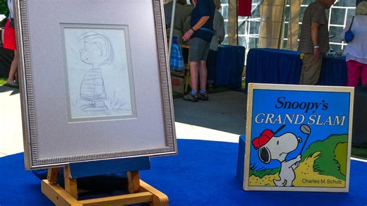 Appraisal: 1973 Charles Schulz-signed Drawing & Book | Antiques Roadshow