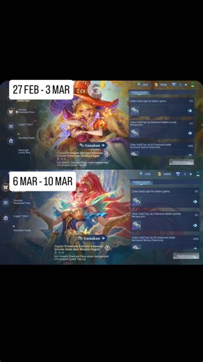 𝘽𝙊𝙍𝙉𝙀𝙊 𝙂𝘼𝙈𝙄𝙉𝙂 on Instagram: "58 TOKEN ETERNAL SEASON 🔥 ⚔️Joki: @keep.joki 🎁Akun MLBB: @wgjubel 💎TopUp: borneogaming.com ➖➖➖➖➖➖➖ 👉Follow untuk informasi Update, Event, Skin & Info Terbaru‼️ (©All Rights and Credits Reserved To The Respective Owner Please Contact Us For Credit or Removal) ➖➖➖➖➖➖➖➖ 📌 Hastags: #mobilelegends #mlbb #mlbbidcreator #borneogaming"