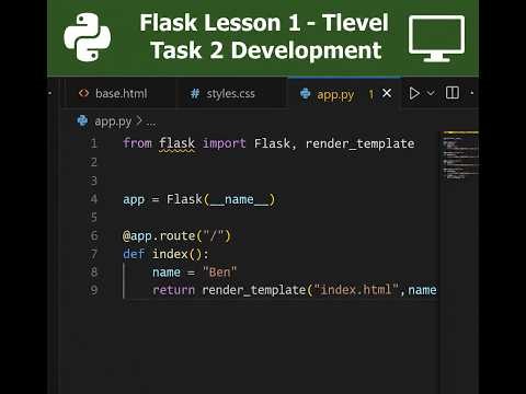 Flask 1 - T-Level Task 2 Development