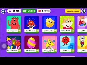 Chomping Fruits, ABC Surprise, Splat the Jelly | KidloLand