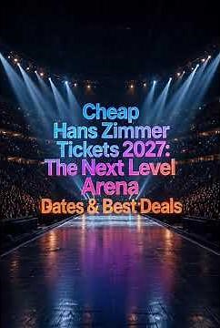 Cheap Hans Zimmer Tickets 2027: The Next Level Arena Dates & Best Deals