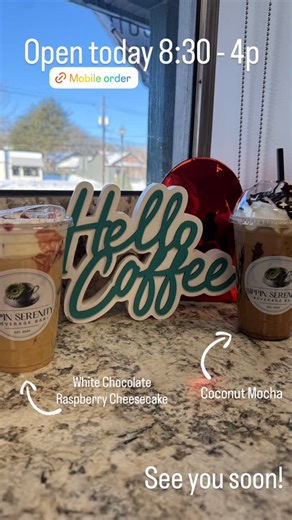 Sippin Serenity on Instagram: "We are open today til 4p and roads are clearing up - come stop in for a visit! 💕 Https://sippin-serenity.Snackpass.site #sippinserenity #medfordnj #coffeeshop #coffee specialtylatte"