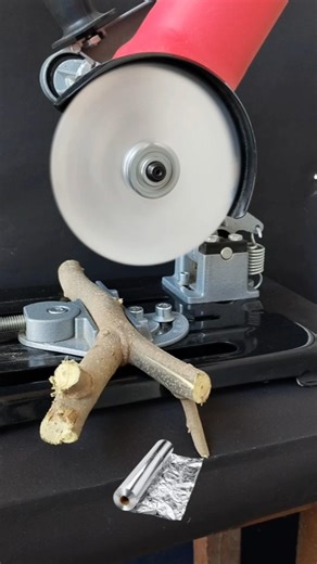 Aluminium Foil vs Tree branch