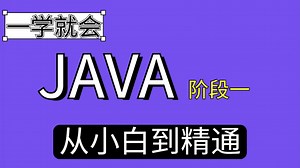 【JAVA零基础入门到精通】Java0基础全套教程阶段一，从入门到精通_java入门_java自学必备