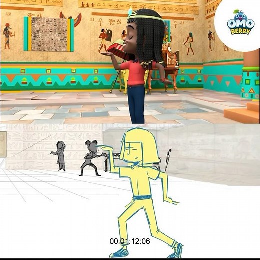 🎥 BTS Behind the Scenes with OmoBerry Animation #animatic