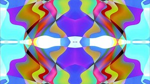 Colorful liquid wave flowing background. looping smooth color animation.