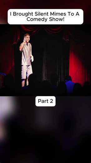 Silent Mimes at a Comedy Show: Hilarious Reactions