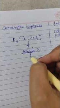 Class XII topic Coordination compound vs double salt. @shailymam #chemistry