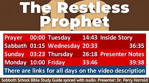 Adventist Adult Bible Study Guide - 2021 Q3 L12 - The Restless Prophet : Free Download, Borrow, and Streaming : Internet Archive