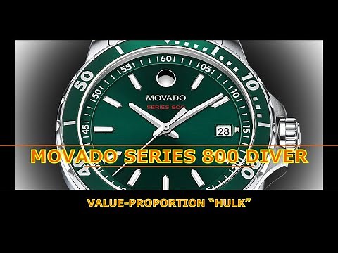 Movado Series 800 “HULK” Diver Value Proposition Unboxing First Look