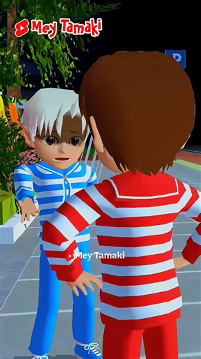 ‼️YUTA ASLI🧒 VS YUTA PALSU👹 #sakuraschoolsimulator #shorts