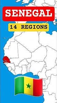 14 Regions of Senegal 🇸🇳