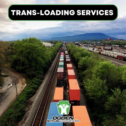 Moving heavy loads? We’ve got it handled. 💪 Our trans-loading services move your scrap safely, efficiently, and on time — from truck to rail or wherever it needs to go. Hard work. Honest pay. Aggressively Green. https://ogdenrecycling.com/recycling-services/#Trans-Loading | Ogden Recycling