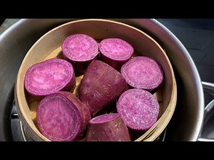 Do this to PURPLE YAm | Easy Purple YAM recipe for making DESSERT! TRY IT/delicious