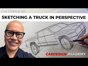 Car Design 101: Drawing a Pickup Truck in Perspective