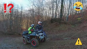 Insane ATV hill climb with crazy riders