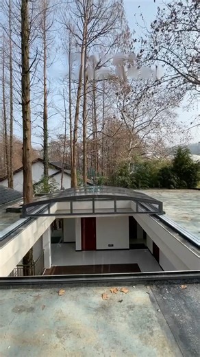 Electric roof, automatically closes when it rains😘😘#sunroom