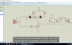 How to create schematic and pcb with proteus 8