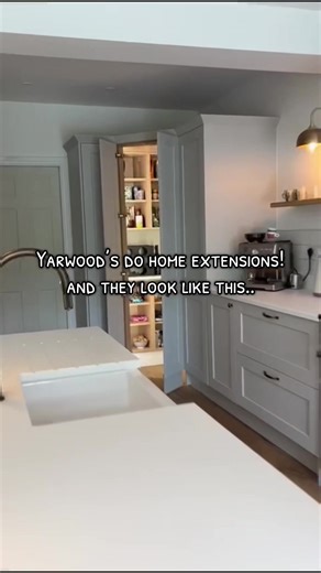 Thinking about extending This is what the right design and build can look like ☁️🏡 #constructioncompany #yarwoodconstruction #houserenovation #kitchenextension #homereno