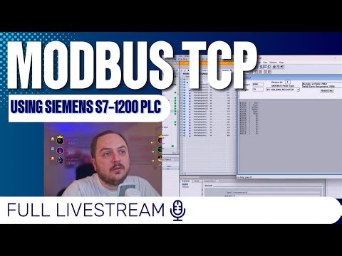 Reading Modbus TCP data from a Siemens S7-1200 PLC