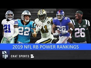 NFL RB 2019 Power Rankings: All 32 Starting Running Backs & Ranking Them From Worst To First