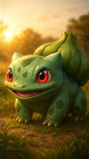 Realistic Bulbasaur Evolution: (AI Reimagined)