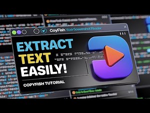 How to Extract Text from Any Image, Video, or PDF with Copyfish | Screenshot Reader Tutorial
