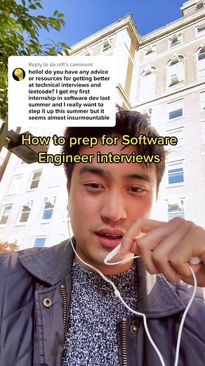 Replying to @da.nift How to prep for technical Software Engineering interviews #computersciencemajor #csmajors #softwareengineer #nyu #columbia