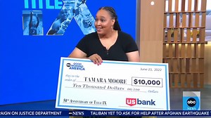 #TitleIX trailblazer Tamara Moore is not only inspiring athletes as the first African American woman to head coach a men’s basketball team at Mesabi Range College, but also the young girls she coaches in the off-season … and we have a BIG surprise for her. 🏀 https://gma.abc/2UKP3ch | Good Morning America