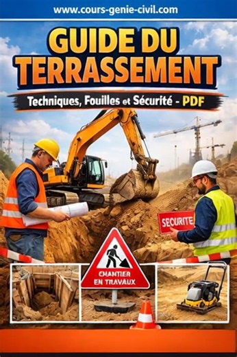 Maîtriser le Terrassement (Techniques & Sécurité) ! 🚧 #geniecivil #shorts