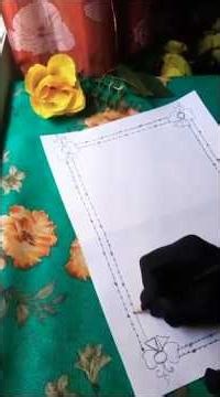 Simple cover page design for kids, Just with pencil ✏️✏️✏️