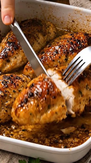 Garlic Butter Baked Chicken Breasts