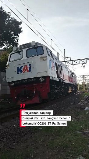 Kumpulan Lokomotif CC206 di Stasiun Pasar Senen 🚆 STUNNING & POWERFUL!