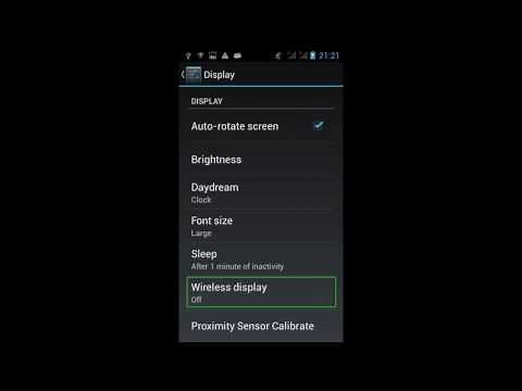 How to enable Miracast on Android (wireless display)