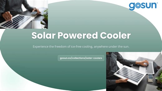 Solar Powered Cooler — Smart, Portable, and Eco-Friendly Cooling Solution for Outdoors