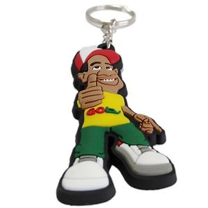 [Hot Item] Custom Rubber 3D Soft PVC Keychain Customized PVC Rubber Key Chain