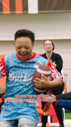 Browns Youth Football and Special Olympics Ohio hosted their 3rd annual Special Olympics Clinic with over 400 athletes! It was a day full of inclusive fun, skill-building, and non-contact games, making it an unforgettable experience for everyone involved. | Cleveland Browns