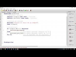 PSeInt Condicional simple con SI - ENTONCES Ejemplo 3