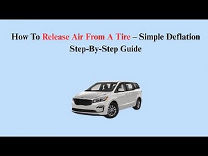 How To Release Air From A Tire – Simple Deflation Step-By-Step Guide