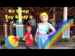 Bo Peep At Disneyland #ToyStory4 #BoPeep #youtubekids #toys