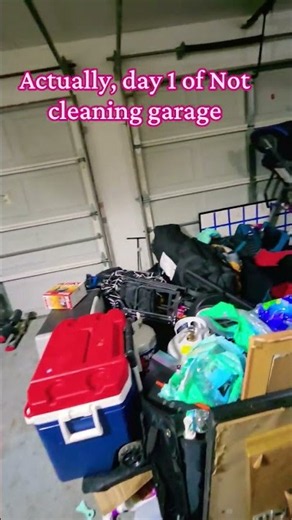 Actually, day 1 of Not cleaning garage