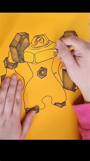 DRAWING EVERY SINGLE POKEMON - MELMETAL #art #pokemon #melmetal #gen7 #pokemongo #pencils #markers