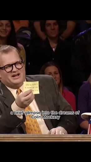 A brief glimpse into the dreams of Colin Mockery? #whoselineisitanyway #comedy #reels #becauseitsagoodday | Because it's a good day