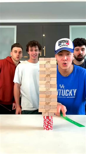 Game on! 🎲🧱 Who will be the Jenga master? 😄🧱 #GameNight #FunTimes #Jenga | Glen Nunciata
