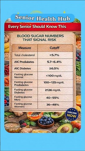 Blood Sugar Numbers Every Senior Should Know 🇺🇸 A1C & Fasting Glucose Explained