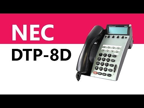 The NEC DTP-8D-1 Digital Phone - Product Overview