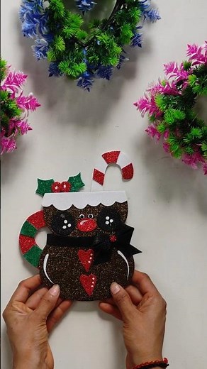 diy christmas hot cocoa mug craft that looks too cute to miss #hotcocoa #diymug #viral #diy #craft